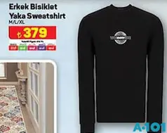 ERKEK BİSİKLET YAKA SWEATSHİRT